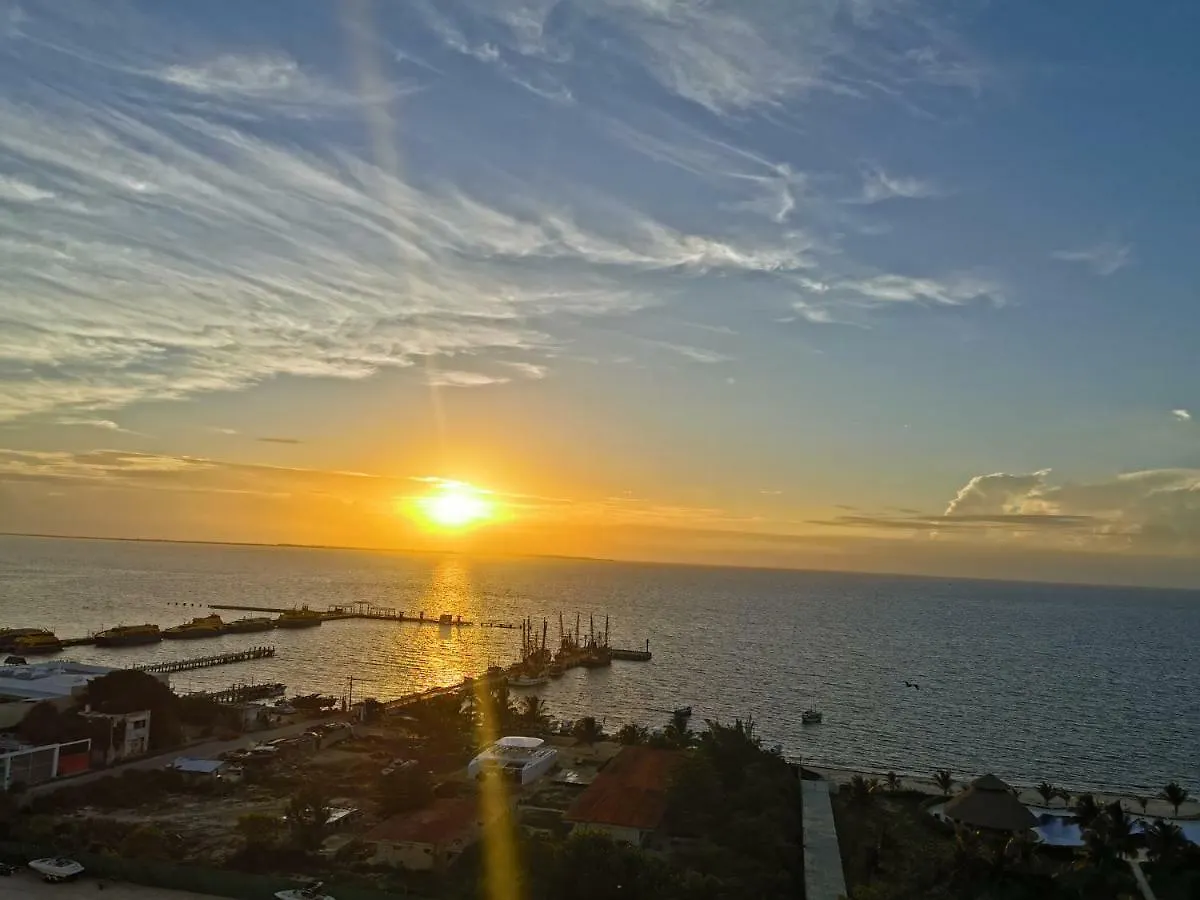 Pent House Amazing View Beachfront كانكون شقة